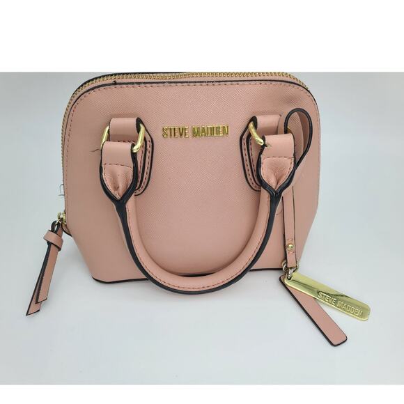 Steve Madden Bfaith Blush Pink Small Handbag Purse Crossbody Adjustable Strap - Picture 3 of 10